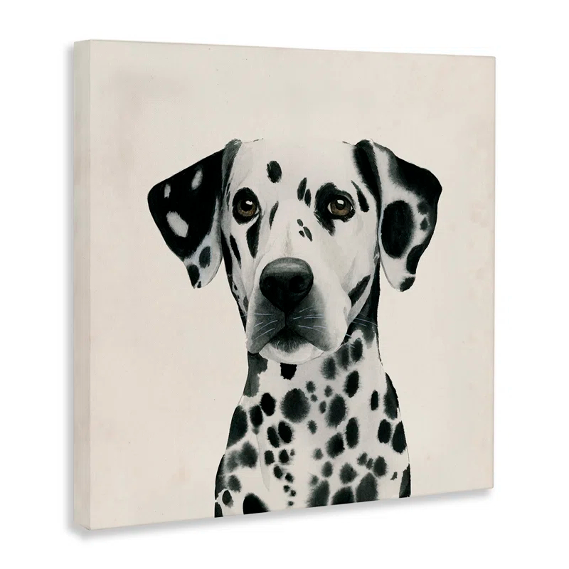 Stupell Industries Traditional Dalmatian Dog by Grace Popp - Photograph Print on Canvas