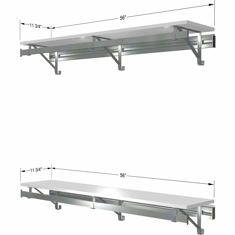 Arrange a Space Double Shelf-Hang Closet System