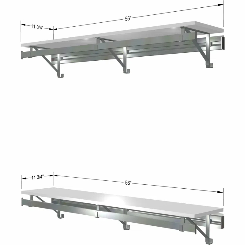 Arrange a Space Double Shelf-Hang Closet System