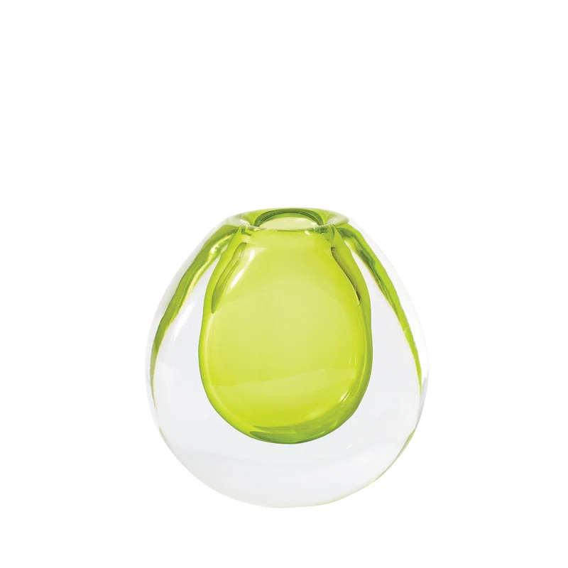 Global Views Ice Vase-Limeade-Sm