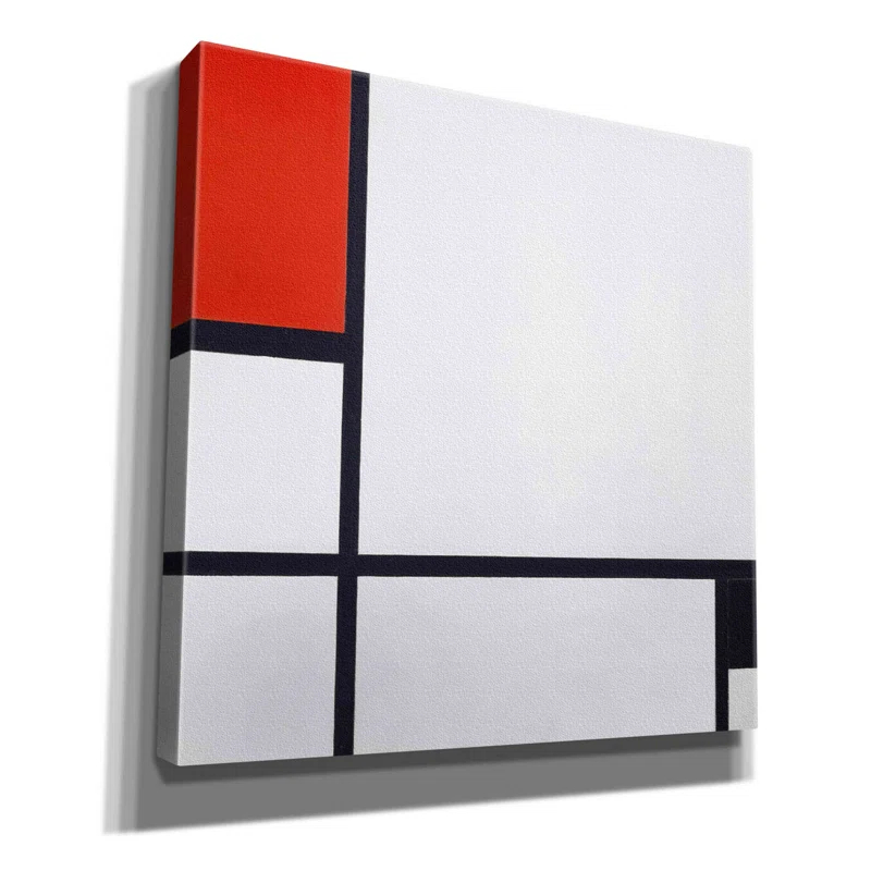 Estis " Composition No. I, With Red And Black, 1929 " by Piet Mondrian