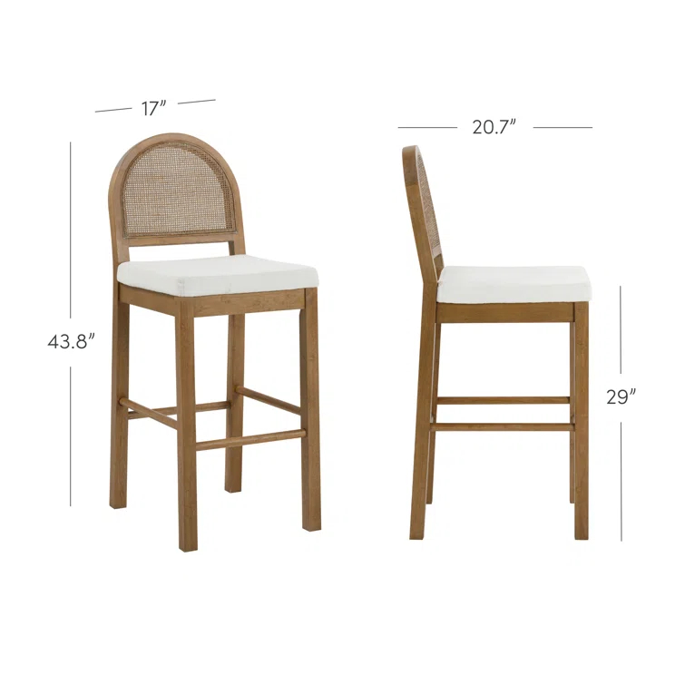 Nathan James Boucle Counter Stool