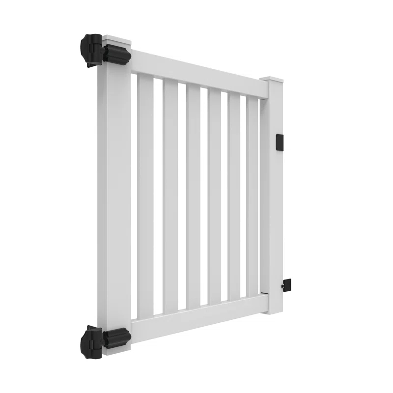 Barrette Outdoor Living White Vinyl Gate