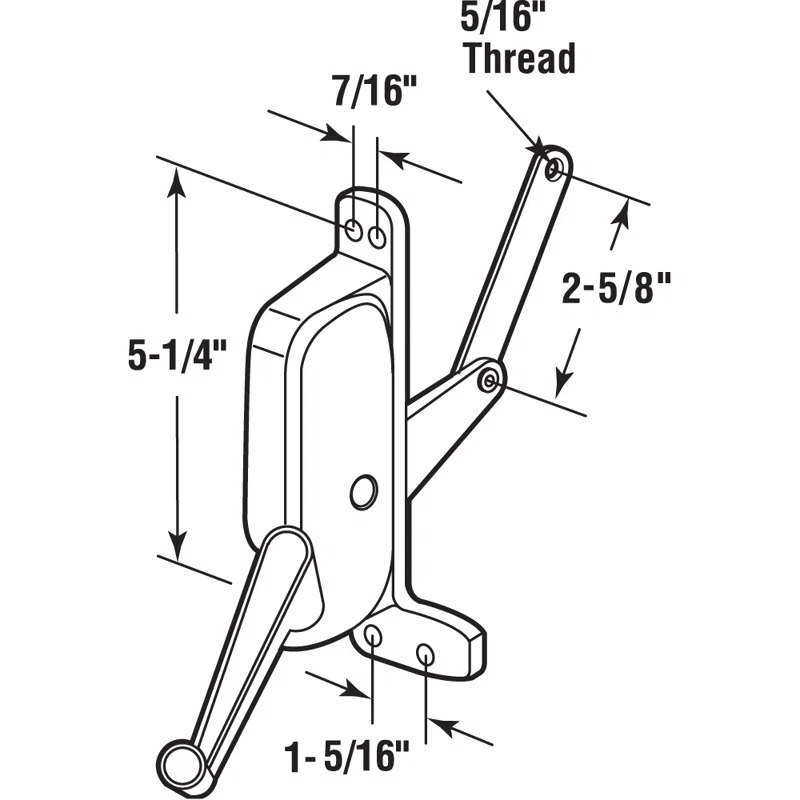 Prime-Line Awning Window Operator, Left-Hand, for Pan American (Single Pack)