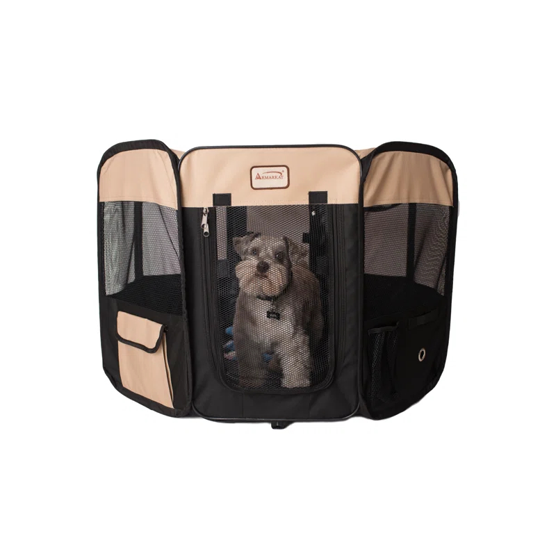 6 Panel Plastic Exercise Pen With Door