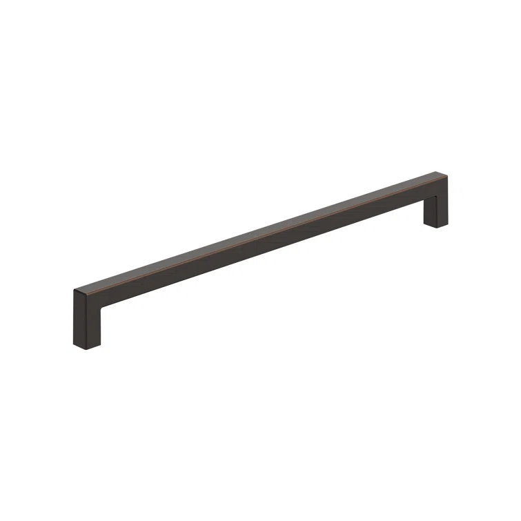 Amerock Monument 10-1/16 inch (256mm) Center-to-Center Matte Black Cabinet Pull
