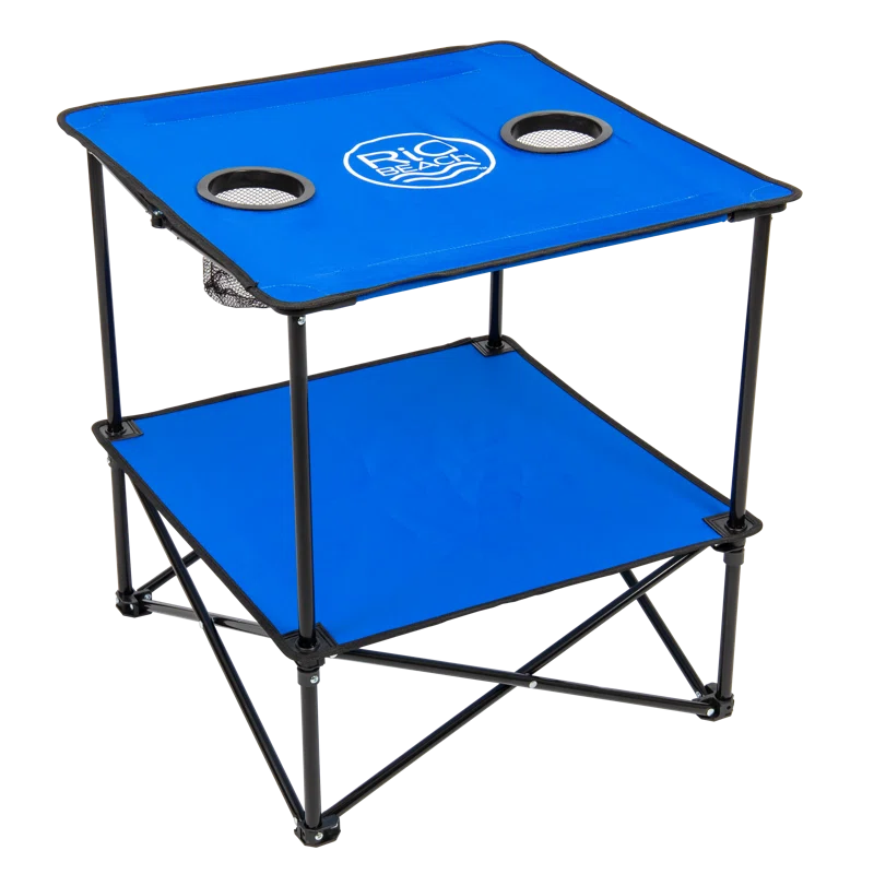 Rio Brands Square Compact Folding Beach Table