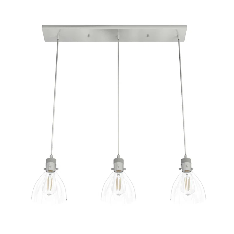 Hunter Fan Van Nuys 3 Light Linear Cluster Pendant