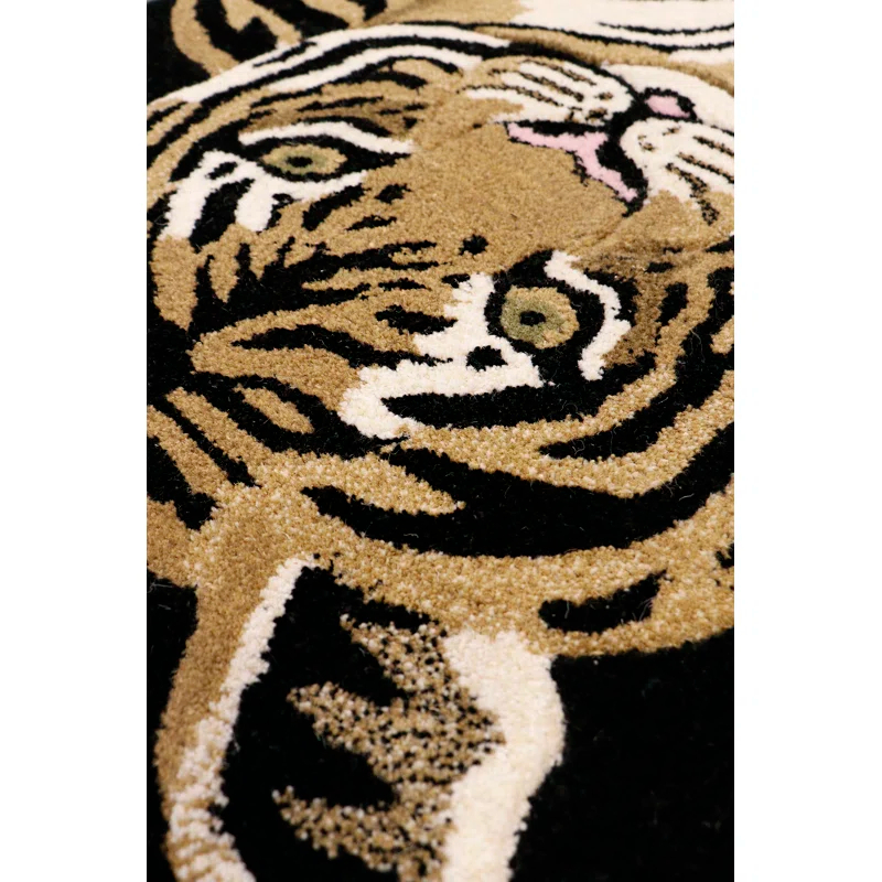 Pasargad Forest Handmade Tufted Rectangle 2' x 3' Wool Area Rug in Brown/Natural/Green