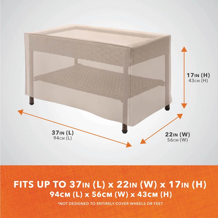 Modern Leisure Basics Outdoor Patio Table Cover