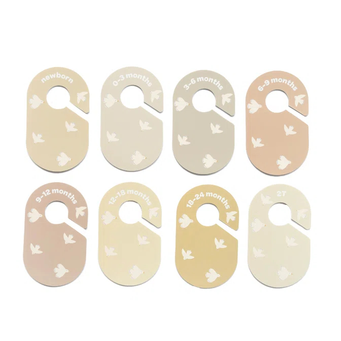 3 Sprouts 3 Sprouts Baby Closet Dividers (Newborn To 24 Months) – Pack Of 8