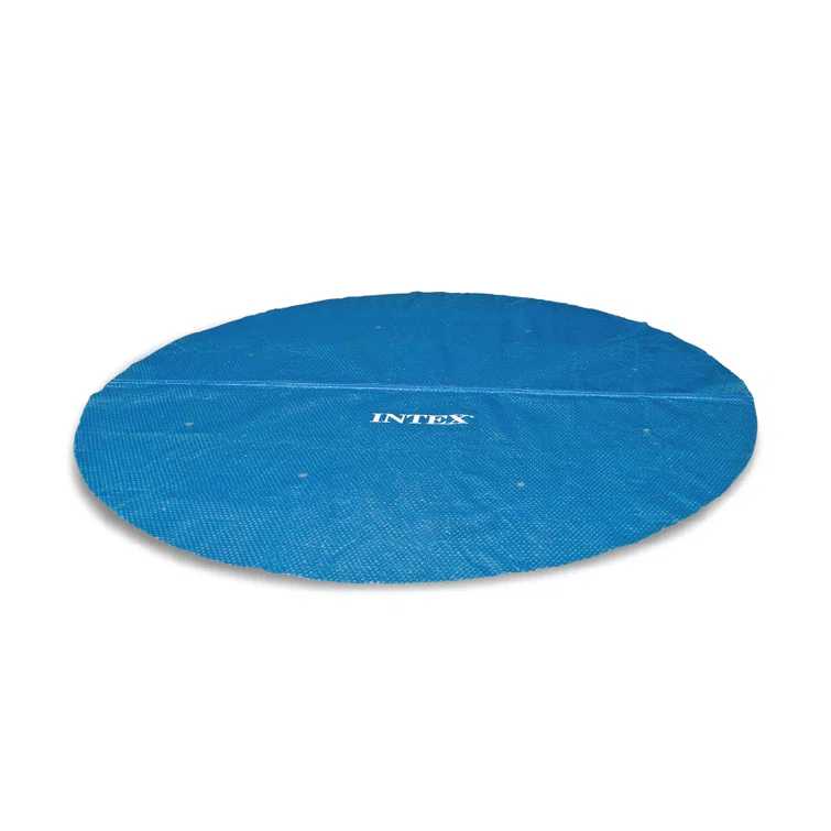 Intex Intex 29024E 16 Foot Above Ground Swimming Pool Solar Cover With Carry Bag, Blue