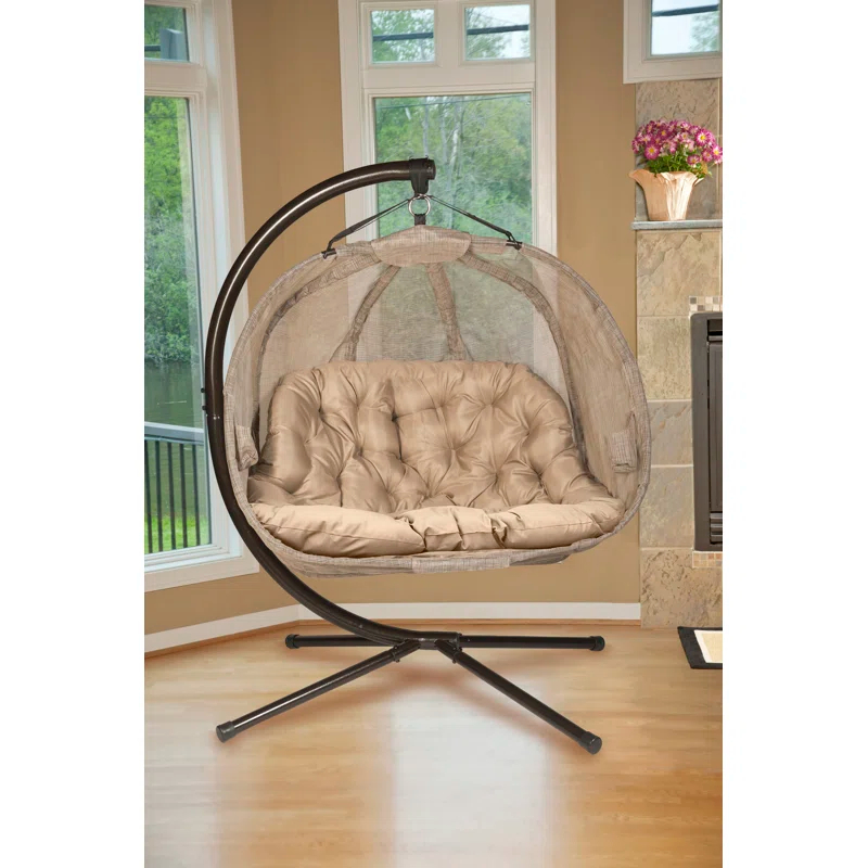Wade Logan® Abdool Double Porch Swing with Stand