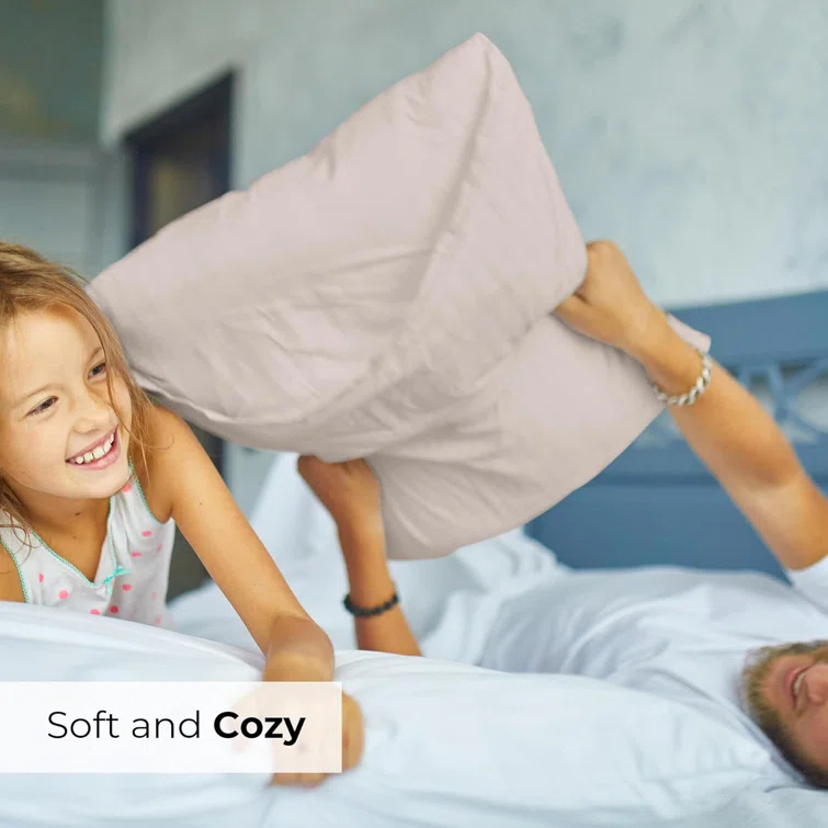 CGK Linens Hotel Quality Microfiber Pillowcase Covers (Set of 2)