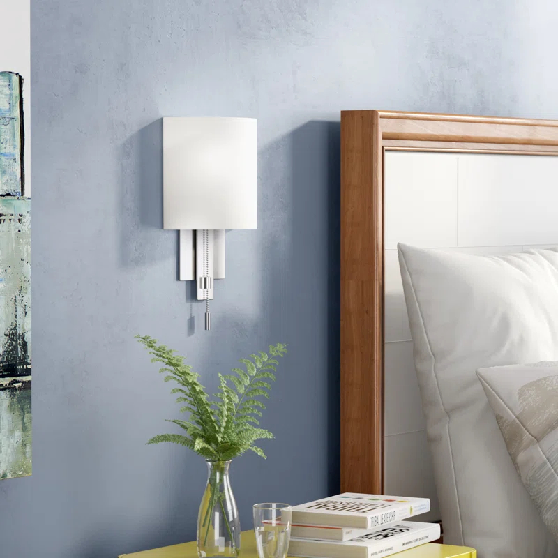 Kalco Espille Steel Flush Mounted Sconce