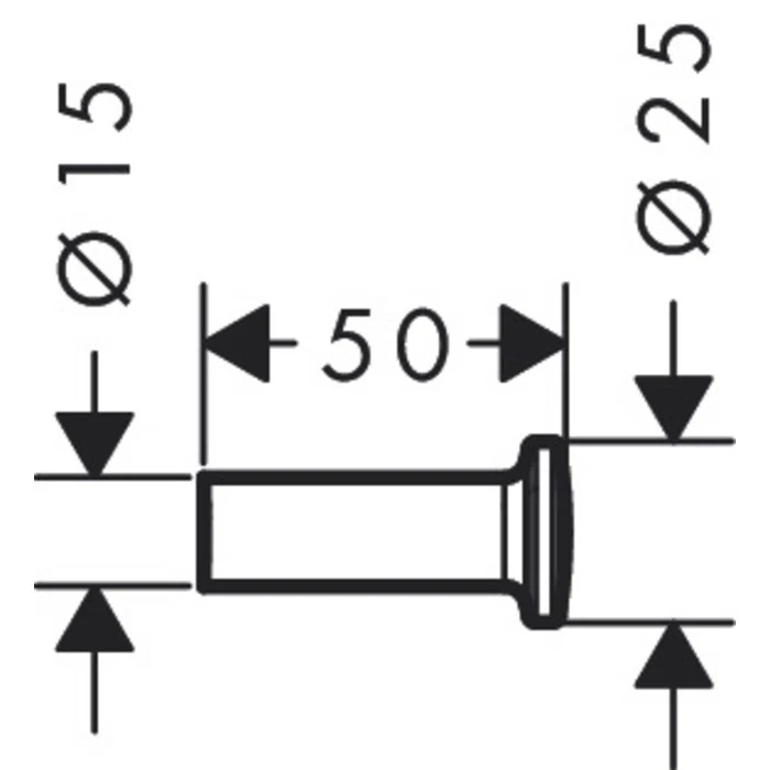 AXOR Universal Circular Wall Mounted Small Robe Hook 42811000