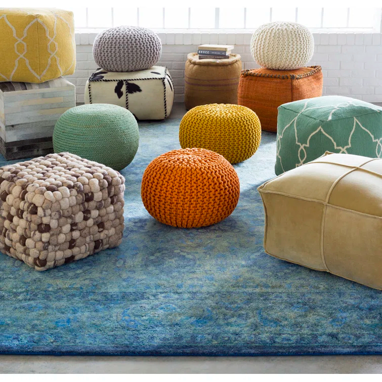 Rodriguez Upholstered Pouf