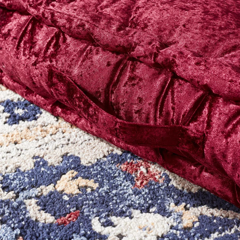 Belia Buttons Reversible Throw Pillow