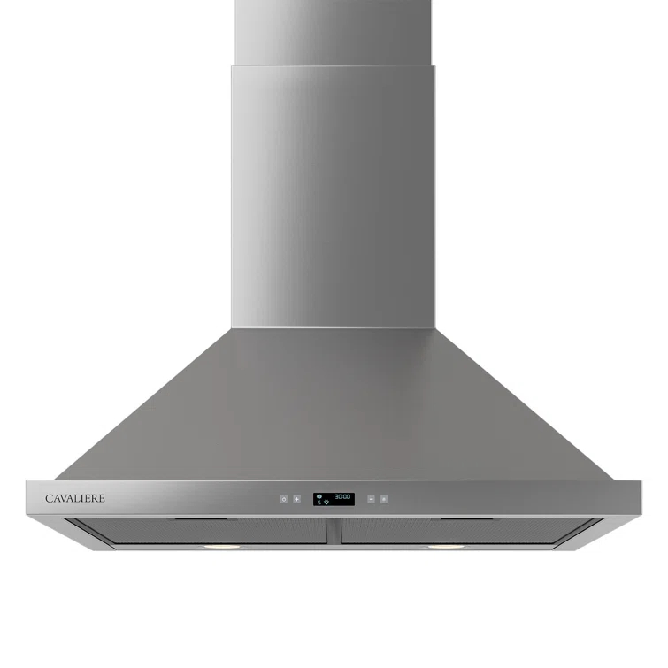 Cavaliere CAVALIERE 30" inch 462 CFM Convertible Digital Wall Mount Range Hood Included Charcoal Filter in Stainless Steel SV218B2-30