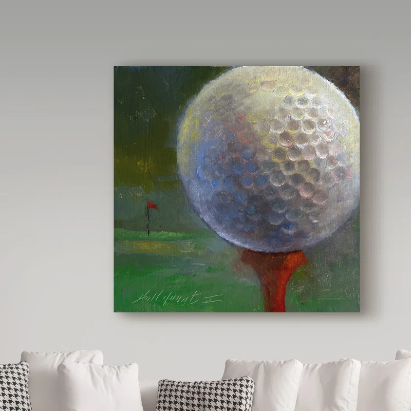 Hall Groat Ii " Golf Ball Centered " by Hall Groat Ii