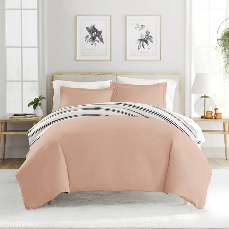 Becky Cameron Desert Stripe Reversible Duvet Cover Set