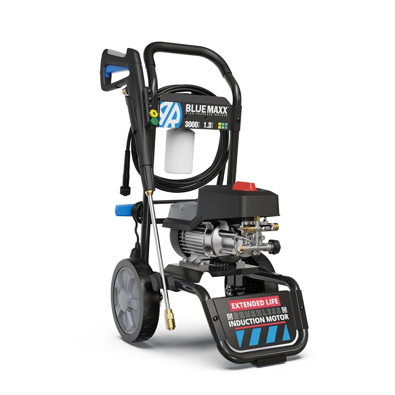 AR Blue Clean AR Blue Maxx, Maxx 3000 Electric Pressure Washer, 3000 PSI, 1.3 GPM