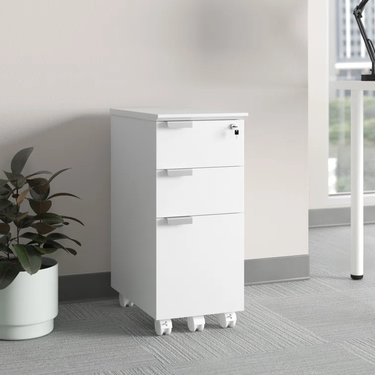 Safco Products Company Resi Mobile Pedestal Storage File Cabinet