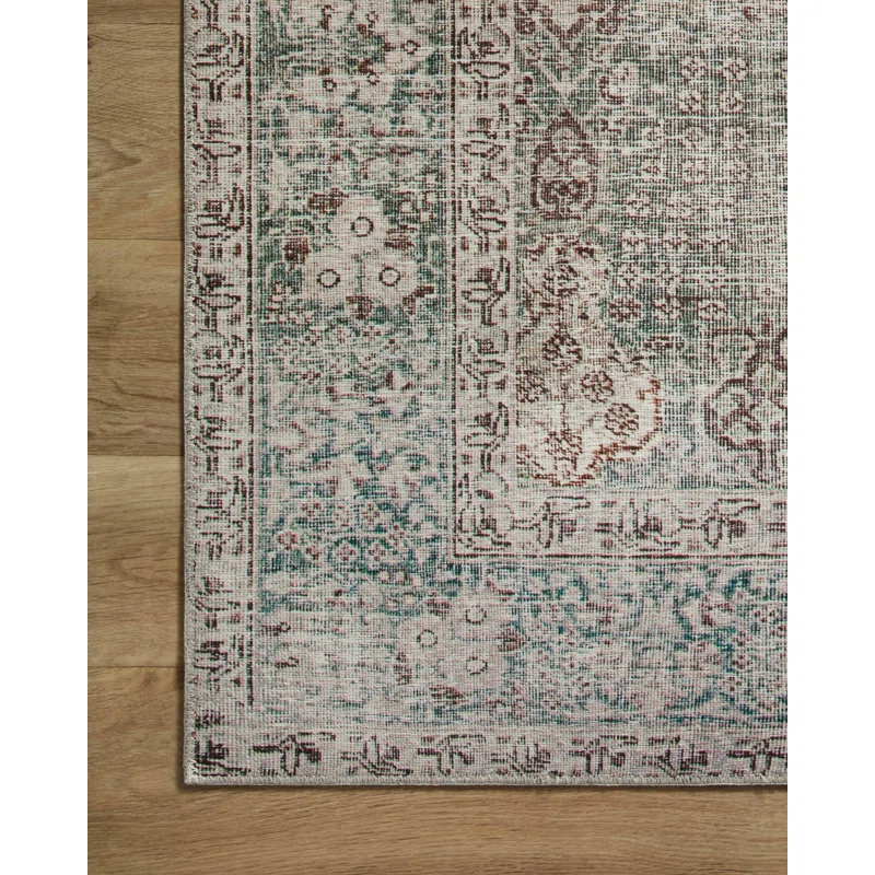 Chris Loves Julia x Loloi Chris Loves Julia X Loloi Jules Emerald / Antique Ivory Area Rug