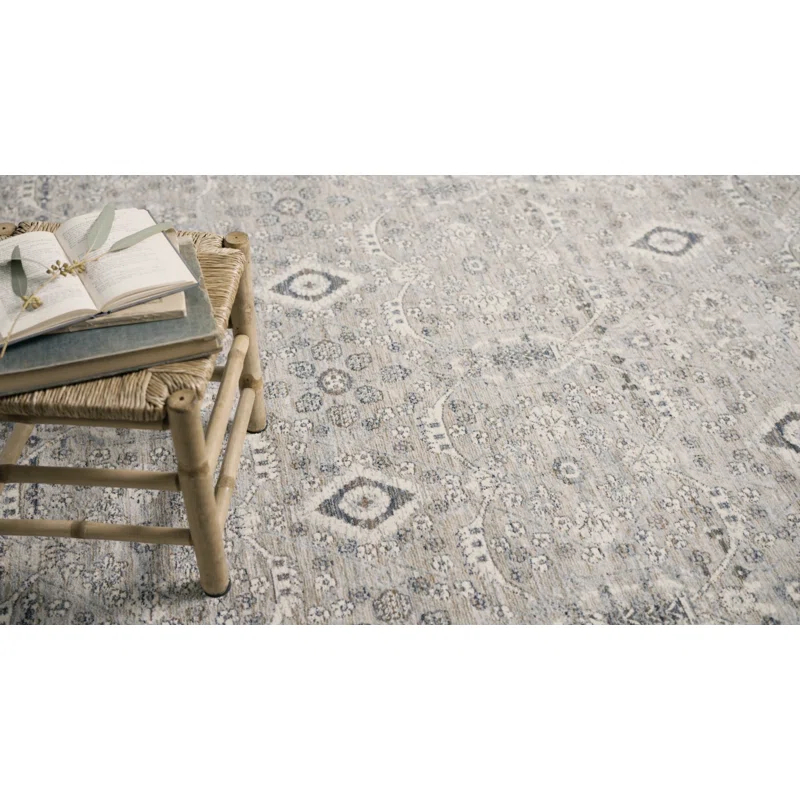 Amber Lewis x Loloi Amber Lewis x Loloi Zuma Silver / Sky Area Rug