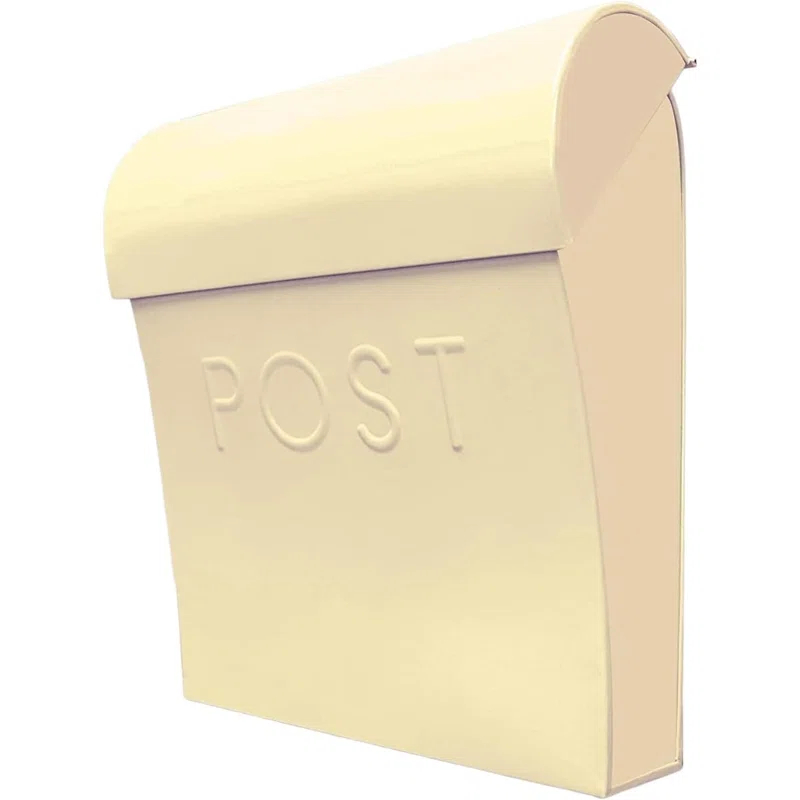 NACH Vicki Euro Farmhouse Max Water and Rust Protection Post Wall Mounted Mailbox