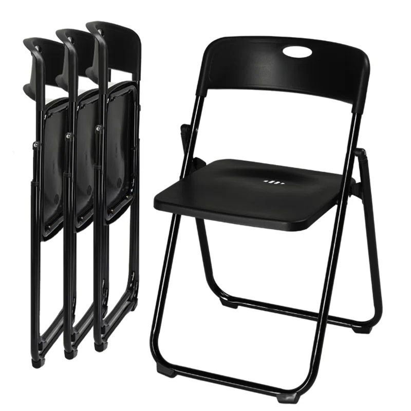 Arlmont & Co. Plastic Folding Chairs(Set Of 4)