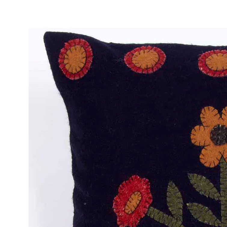 Home Collection by Raghu Floral Cotton Blend Throw Pillow