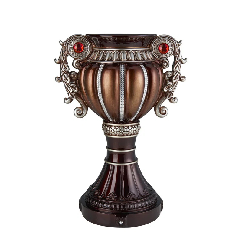 Rosdorf Park 17.5" "Delicata" Urn-Shaped Decorative Vase - Accents