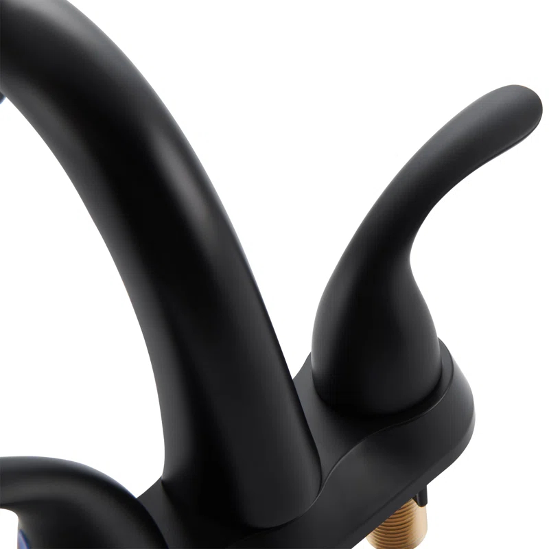 1.2 Flow Centerset Bathroom Sink Faucet with Drain