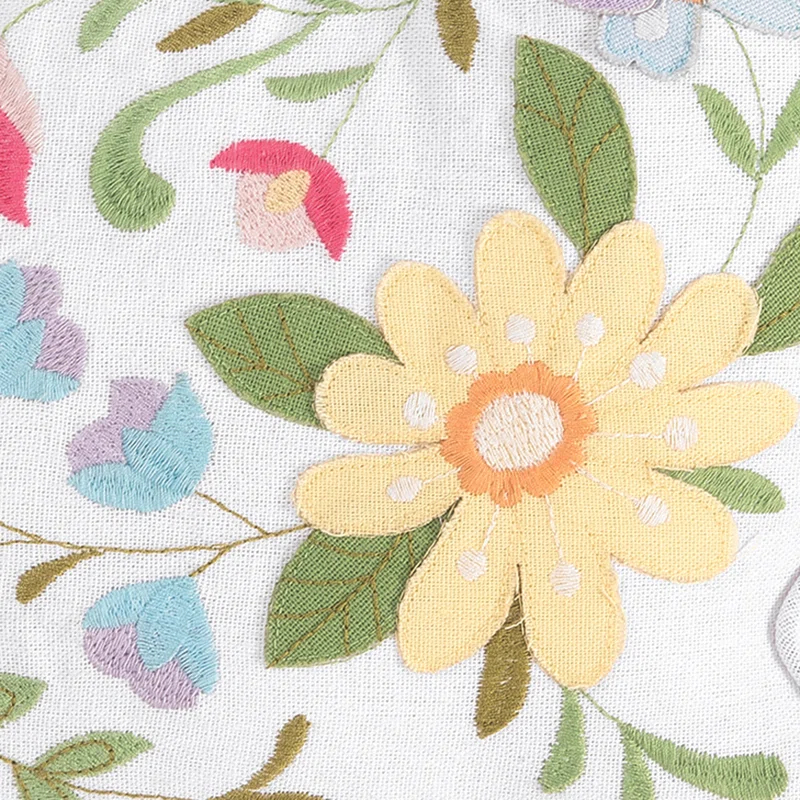 C&F Home 14" Floral Easter Bunny Spring Shaped Throw Pillow