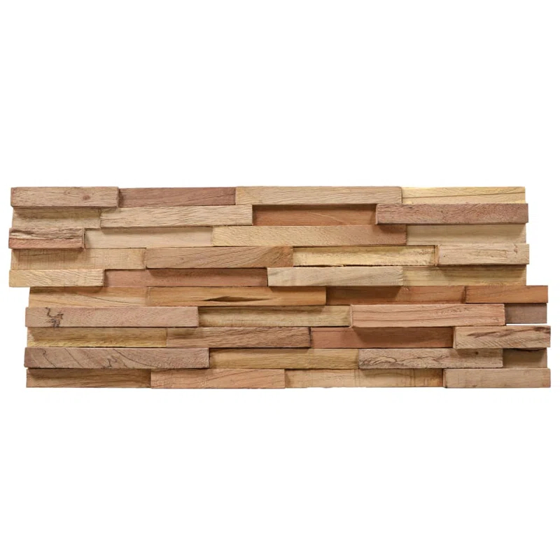 VidaXL VidaXL Wall Cladding Panels Wall Covering Panels Wood Planks Solid Teak Wood (Set of 10)
