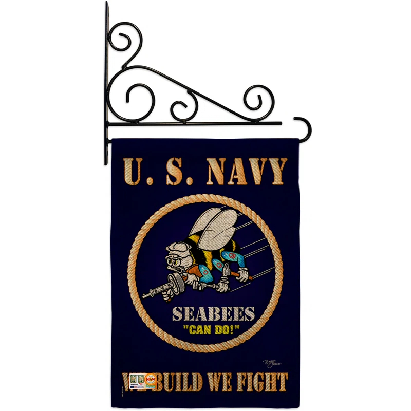 Breeze Decor Double Sided Polyester Independence Day Garden Flag