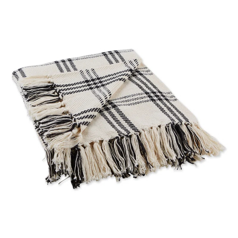 Design Imports Hand Woven Throw Blanket
