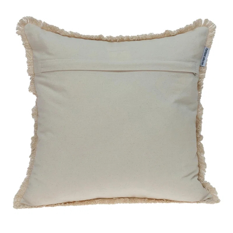 ZeaZu Abstract Cotton Throw Pillow