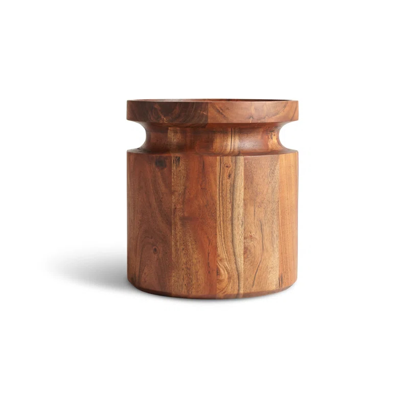 Blu Dot Turn Solid Wood Tray Top End Table