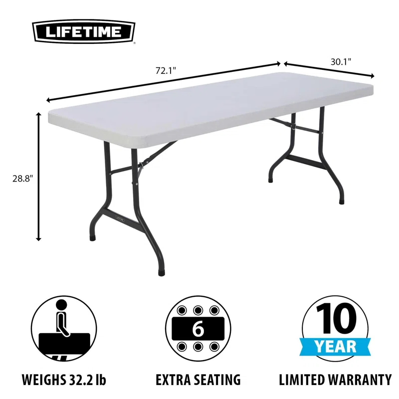Lifetime Commercial Folding Table