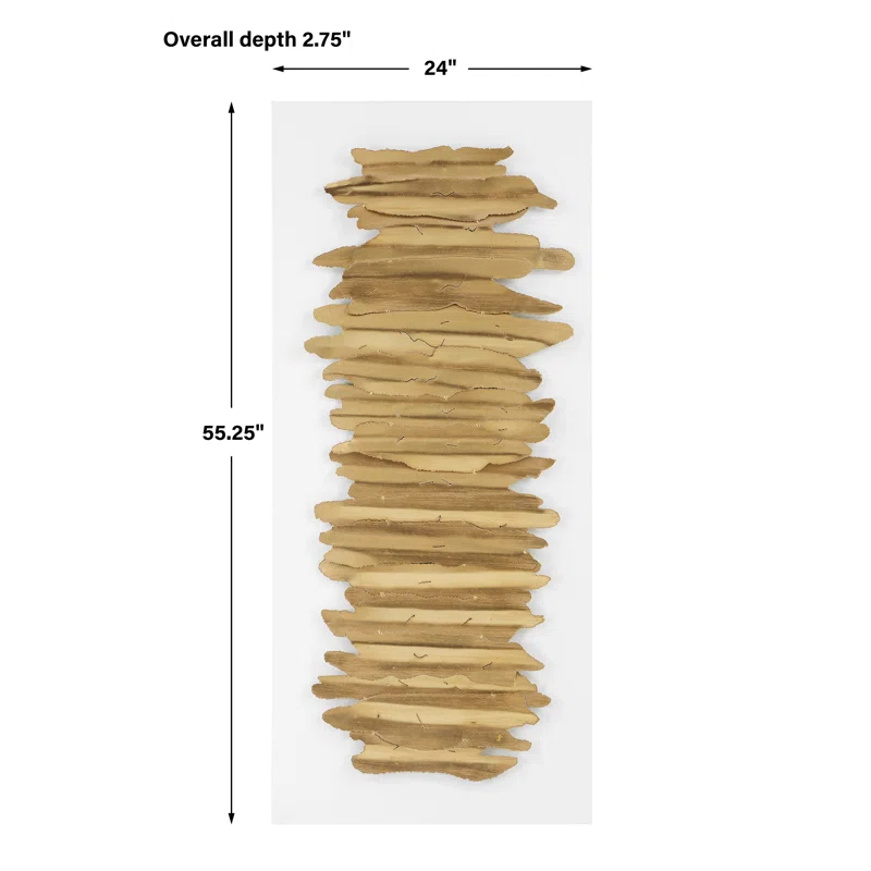 Lev Glam Abstract Wall Decor on Metal