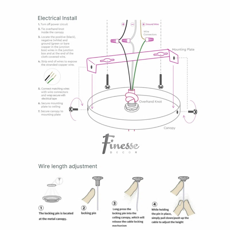 Finesse Décor Moscow Novelty LED Chandelier with Smart Dimmer Included