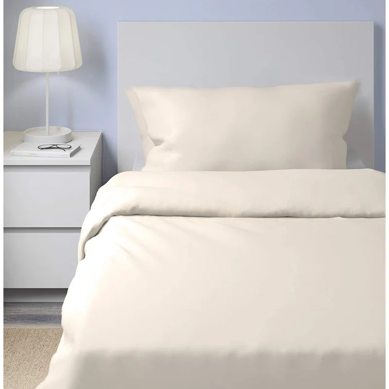 Bargoose Home Textiles Cotton Breathable Duvet Cover, Blocks Dust Mites, Pollen, Pet Dander and Other Irritants