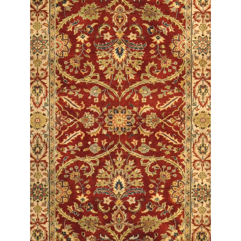 Pasargad Baku Hand Knotted Wool Floral Rug