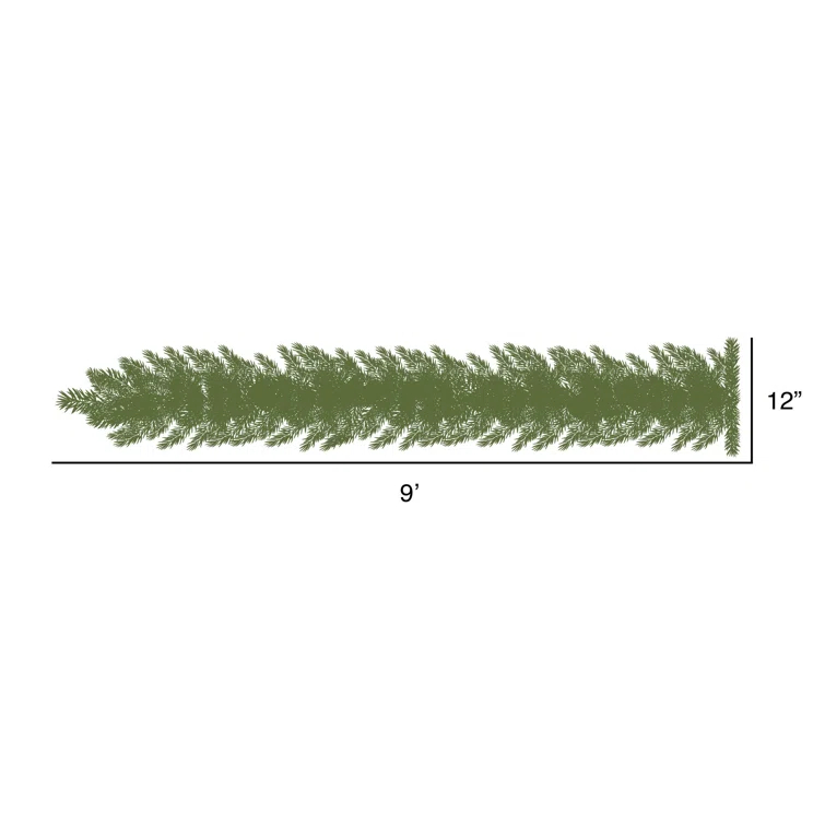 Galarza Mixed Country Pine Artificial Christmas Garland