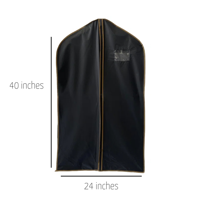 Basic LTD Vinyl Zipper Garment Bag