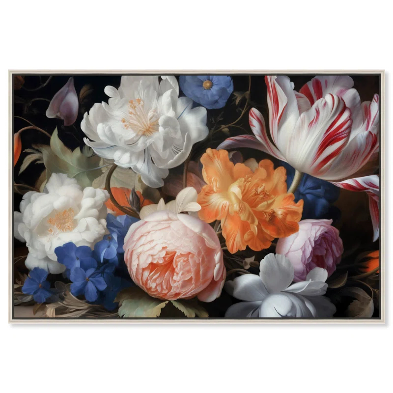 Art Remedy Floral Of Gentle Elegance Elegant Floral Wall Art by Art Remedy