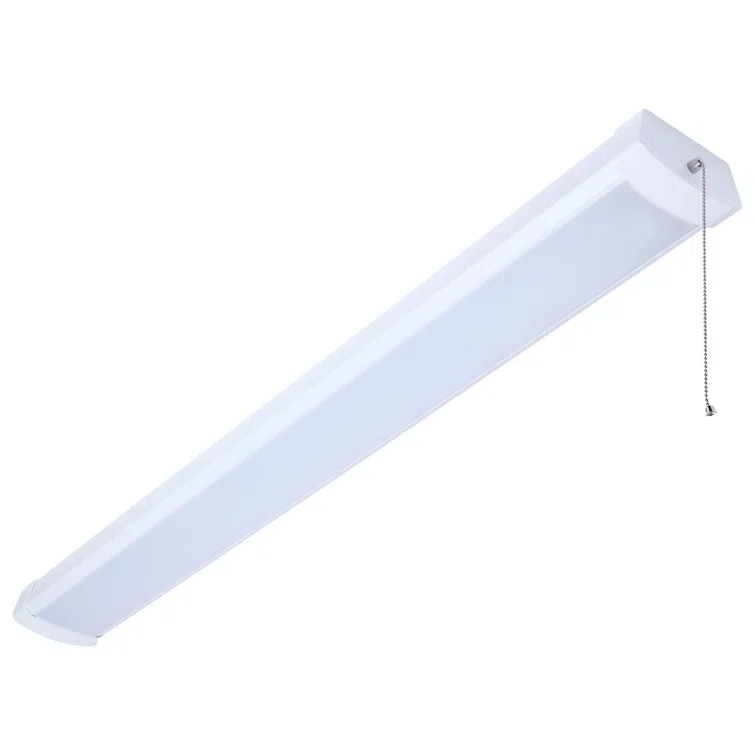 Nuvo LED 4 Foot Ceiling Wrap with Pull Chain 39 Watts 27K/30K/35K/40K/50K CCT Selectable  120 Volt