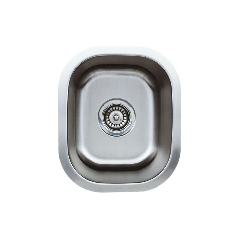Craftsmen Series 15'' L Undermount Single Bowl Stainless Steel Kitchen Sink